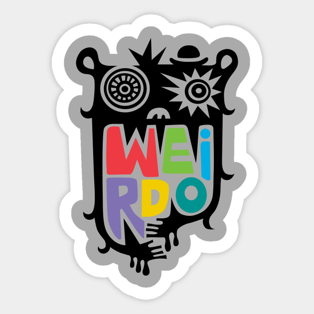 Weirdo Sticker by Andibird